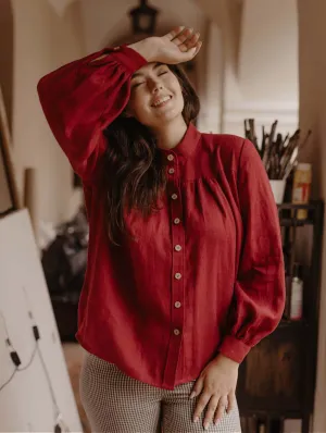 Indraja Women's Linen Shirt | Multiple Colours