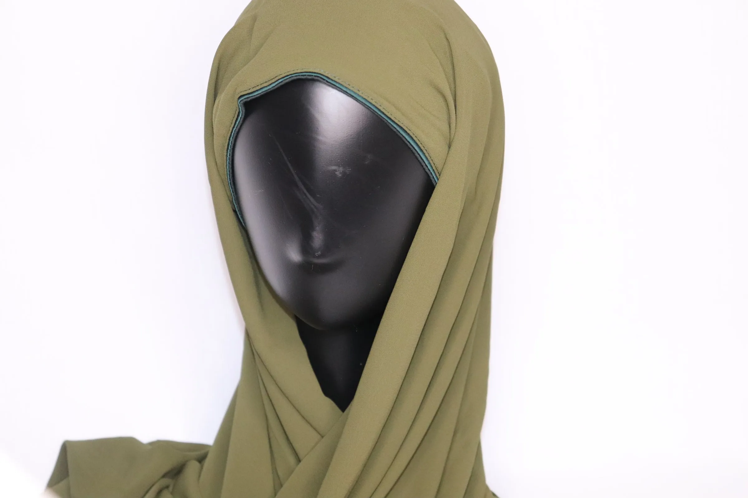 Instant Chiffon Hijab - Olive