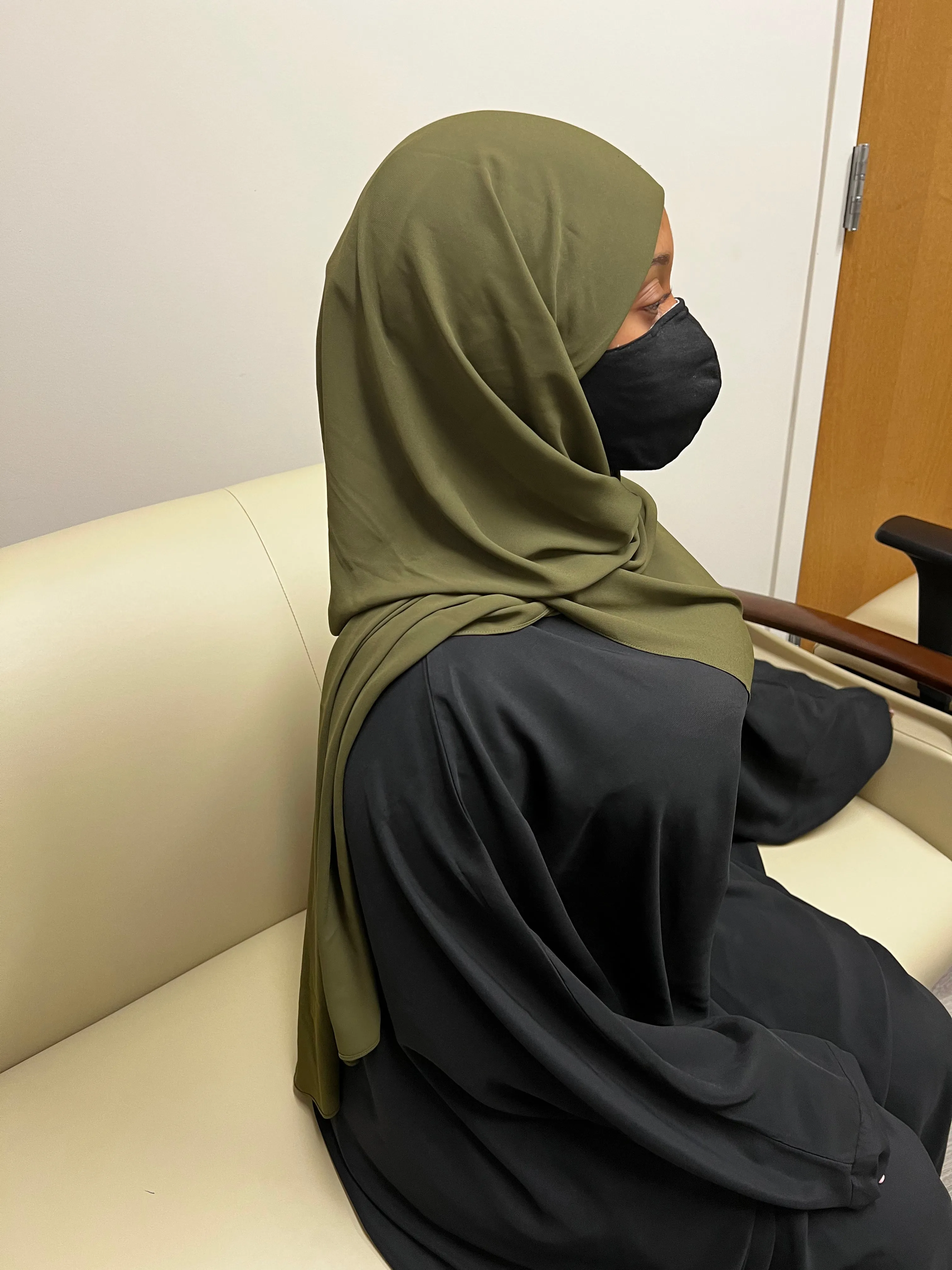 Instant Chiffon Hijab - Olive