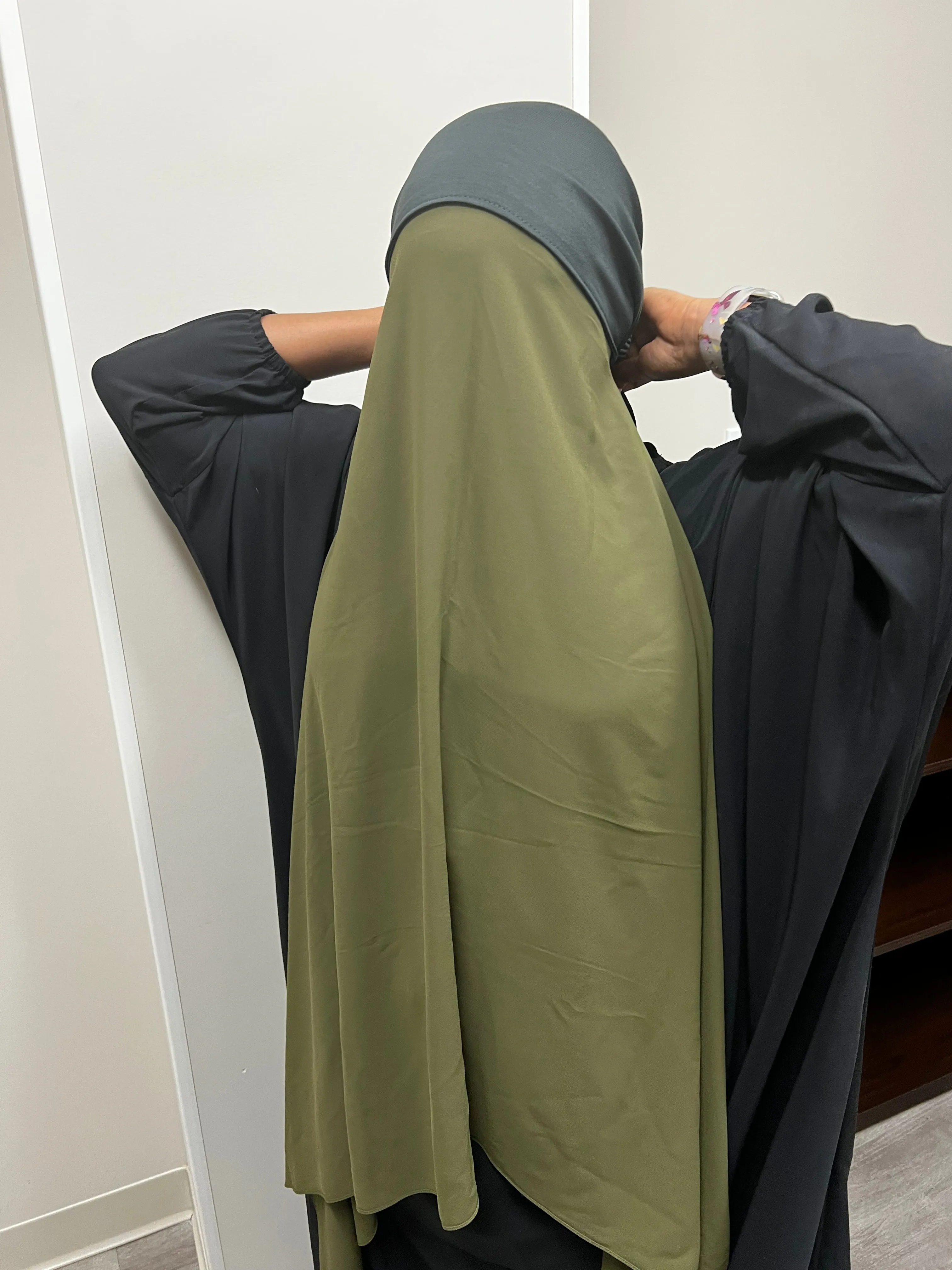 Instant Chiffon Hijab - Olive