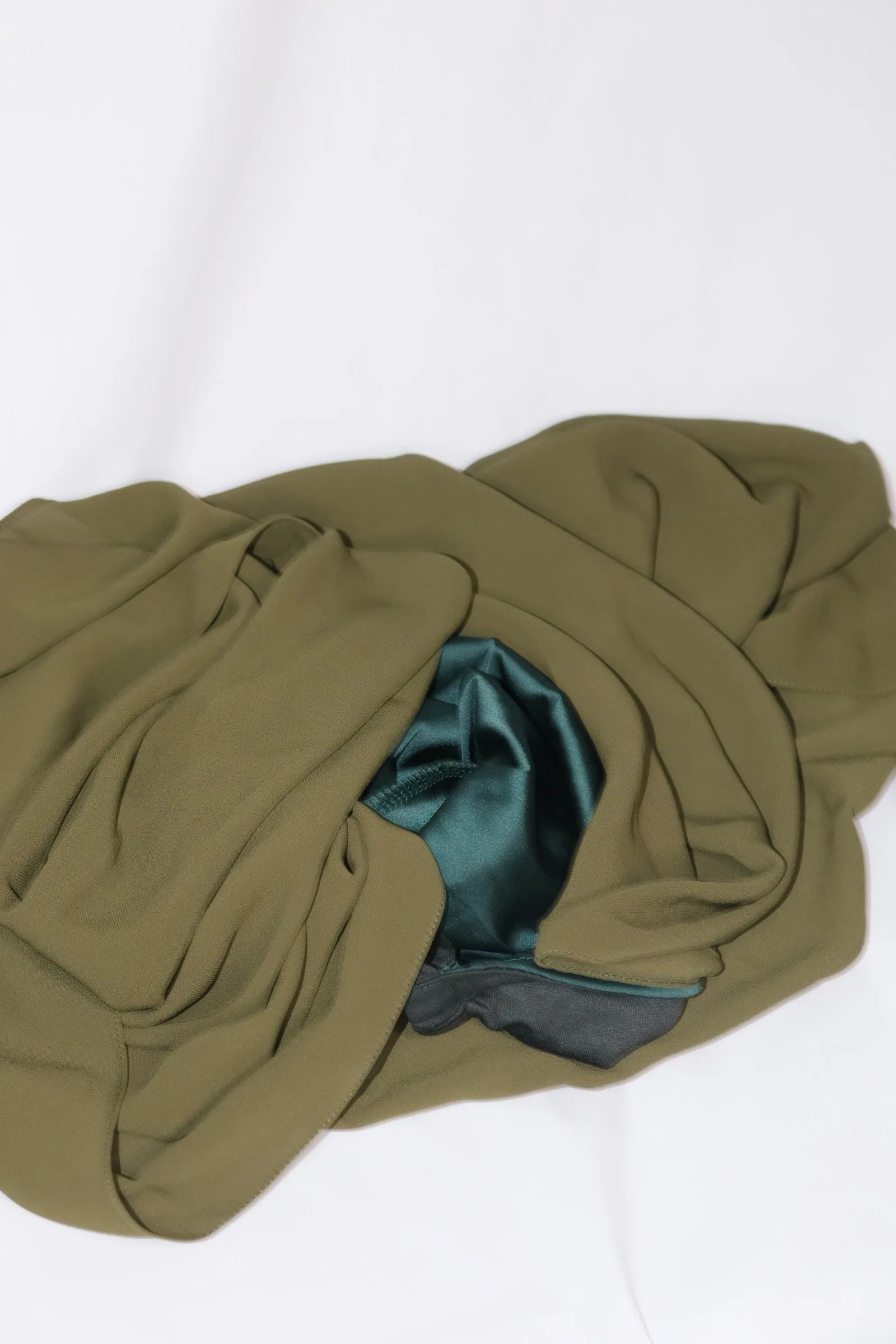 Instant Chiffon Hijab - Olive