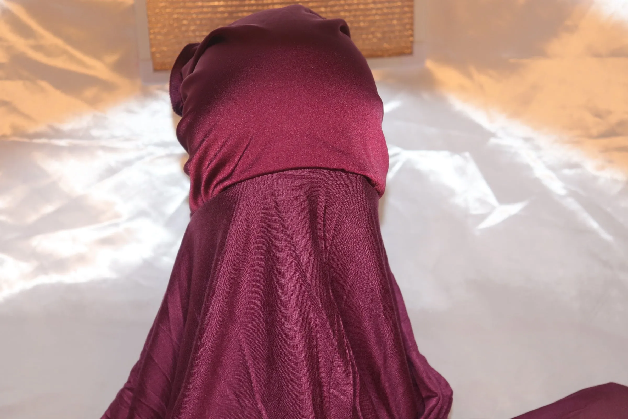 Instant Jersey Hijab - Plum