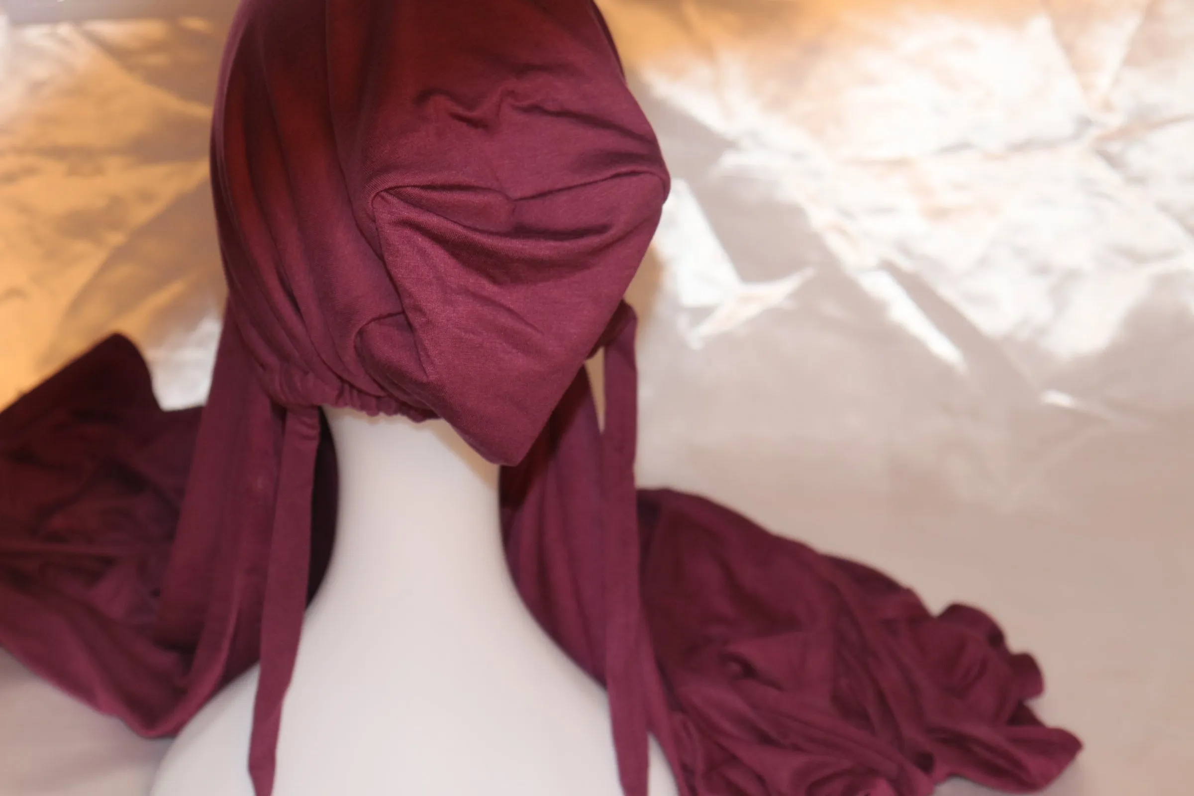 Instant Jersey Hijab - Plum