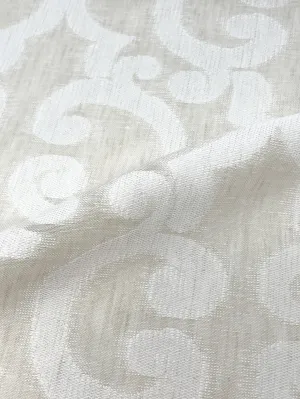 Irregular Geometric Blend Linen Sheer Fabric By The Yard/CL1130