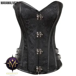 Jacquard Gothic Vintage Corset Court