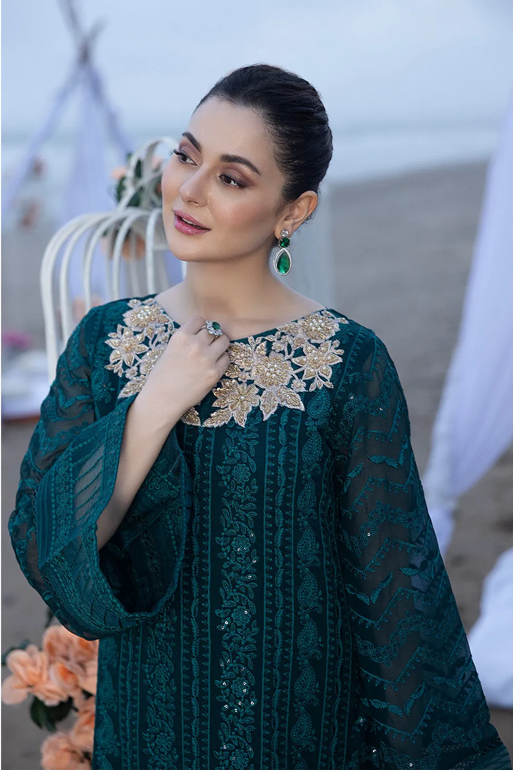 Jasper Shine |  Azure Ensembles Chiffon 3PCS 2023