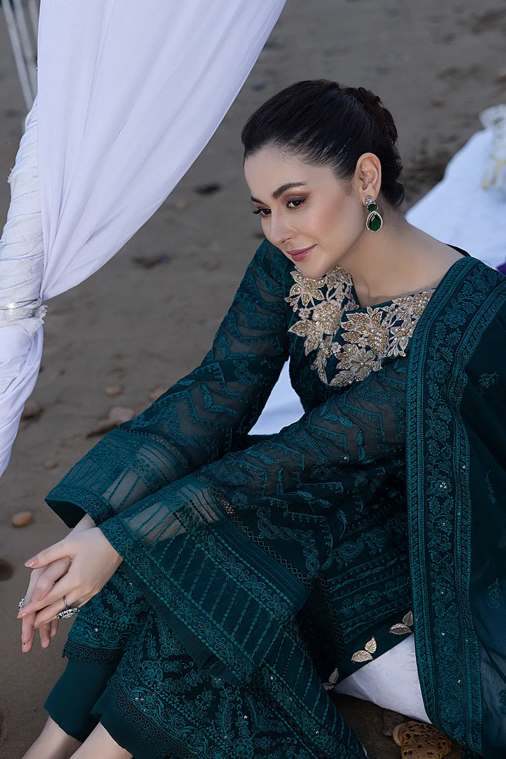 Jasper Shine |  Azure Ensembles Chiffon 3PCS 2023