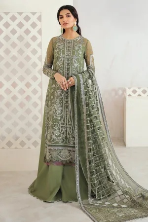 Jazmin Embroidered Chiffon 2022 | FUSION OF DELUXE | GARDEN GREEN