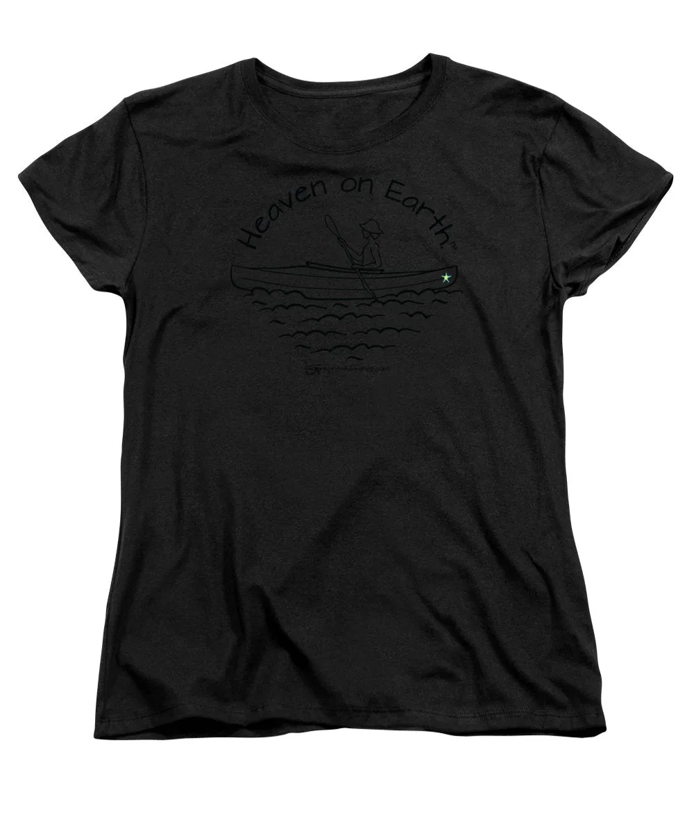 Kayaker Heaven On Earth - Women's T-Shirt (Standard Fit)