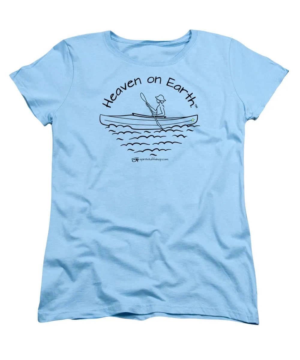 Kayaker Heaven On Earth - Women's T-Shirt (Standard Fit)
