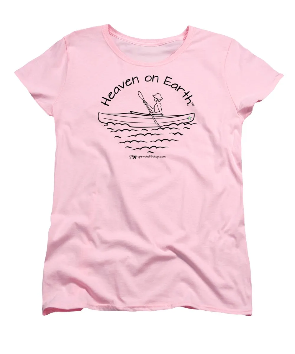 Kayaker Heaven On Earth - Women's T-Shirt (Standard Fit)