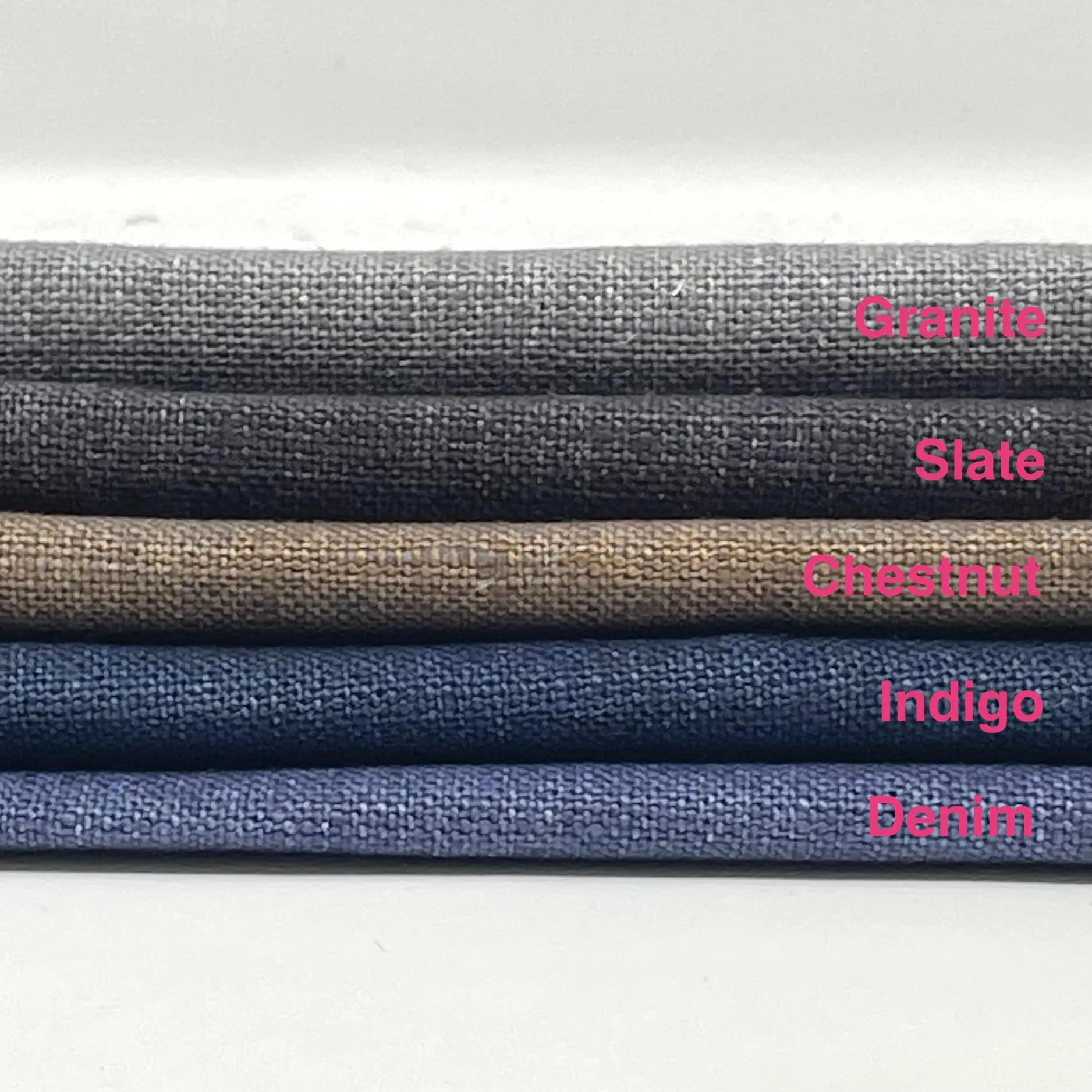 Kensington 100% Linen Fabric By The Yard/CL1066