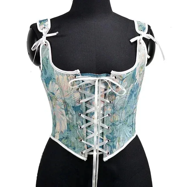 L Sexy Lolita Corset Shaper Ladies Slimming Bandage Corsets Underbust Bustier Top Women Lingerie Elegant Streetwear Clothes Blusas