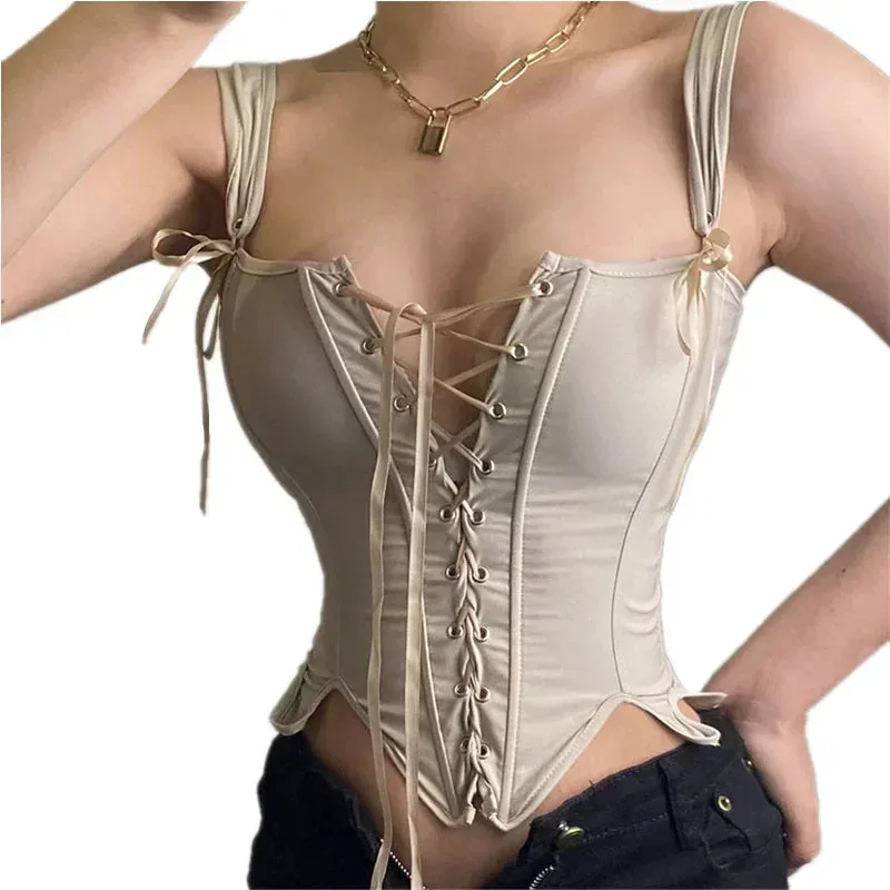 L Sexy Lolita Corset Shaper Ladies Slimming Bandage Corsets Underbust Bustier Top Women Lingerie Elegant Streetwear Clothes Blusas