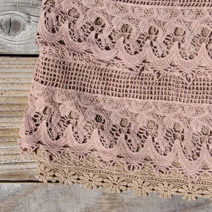 Laced Aura Dress in Sand