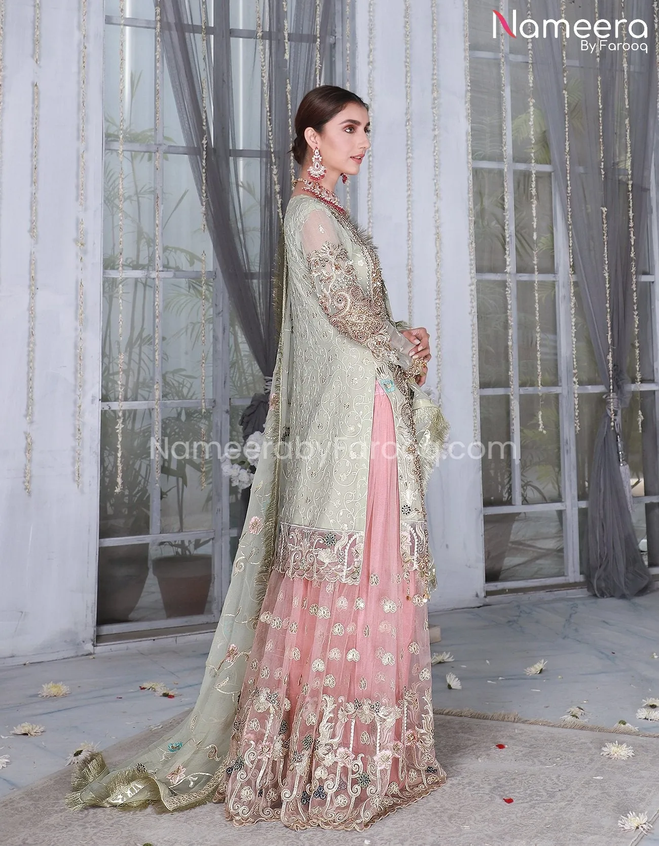 Latest Sharara Kameez Suit Party Wear Online #PS213