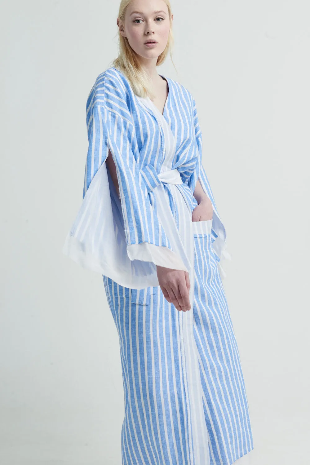 Lava Robe Maya Blue Stripes