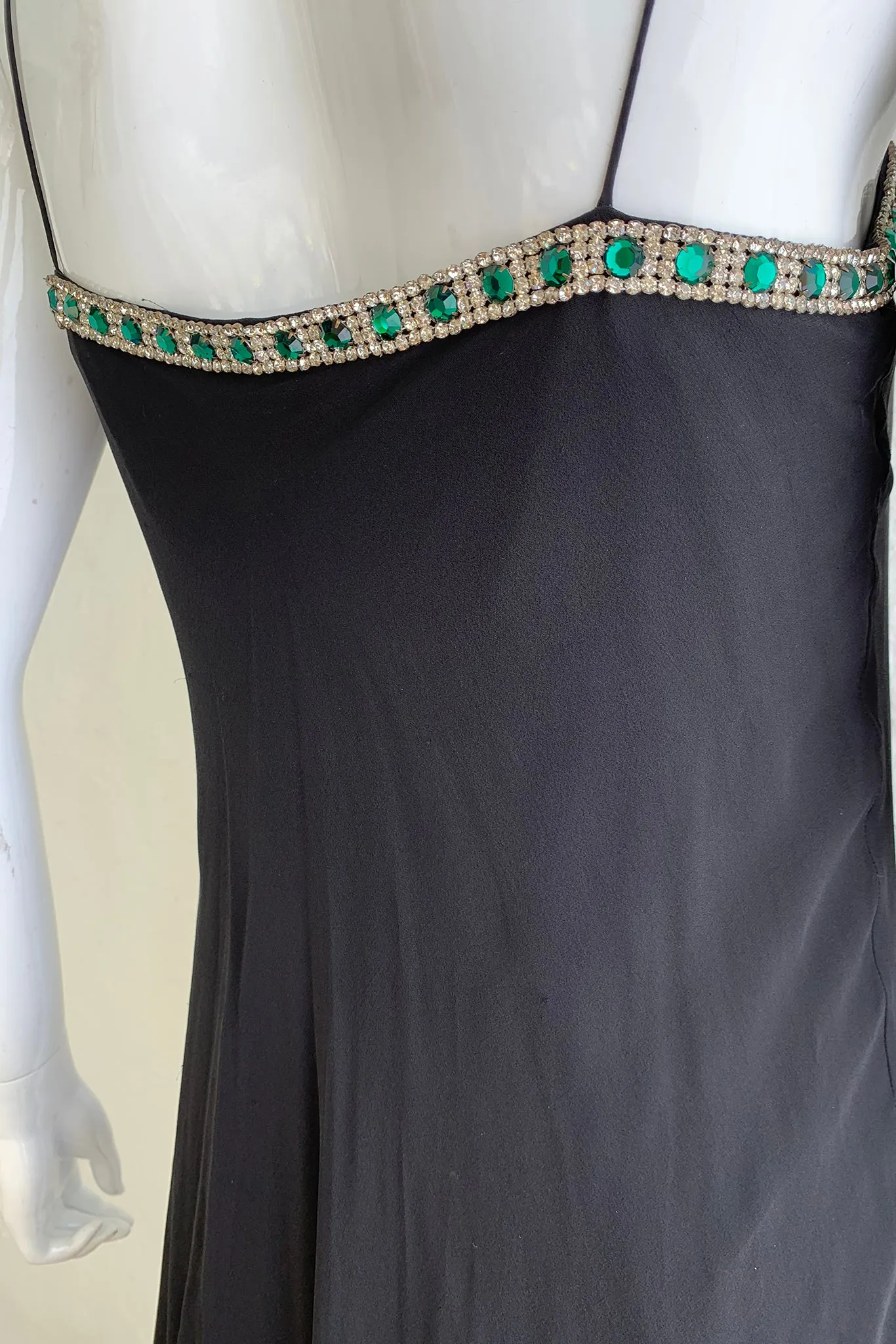 Layered Chiffon Bias Dress