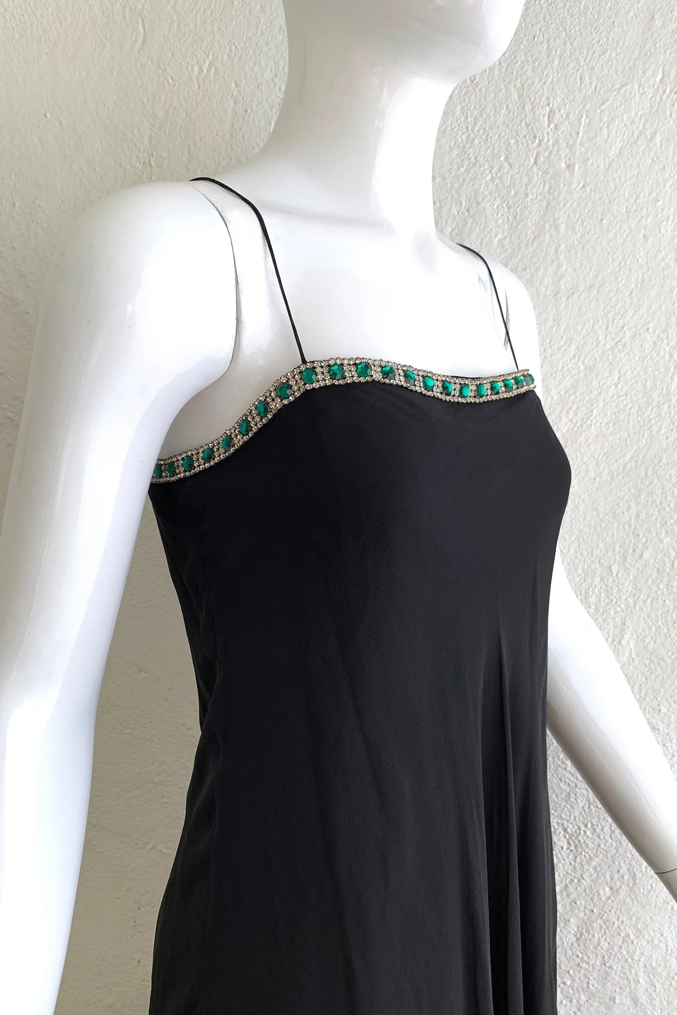 Layered Chiffon Bias Dress