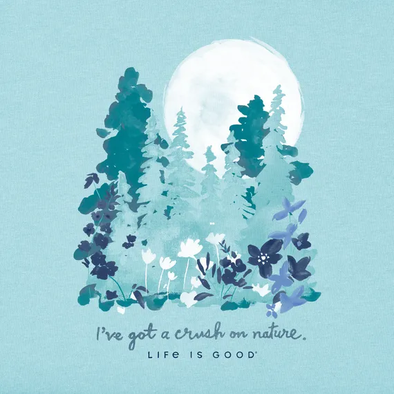 Life Is Good Women's Tee, Beach Blue (Size XXL)
