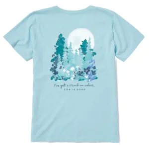 Life Is Good Women's Tee, Beach Blue (Size XXL)