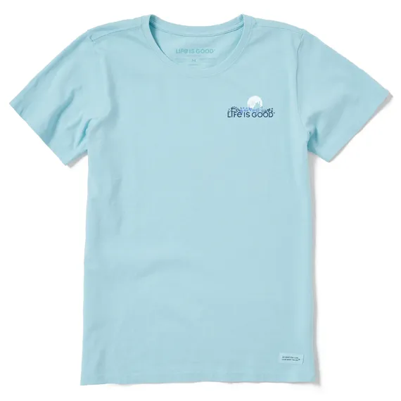 Life Is Good Women's Tee, Beach Blue (Size XXL)