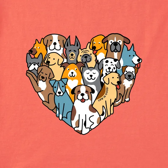 Life Is Good Women's Tee, Mango Orange (Size XXL)