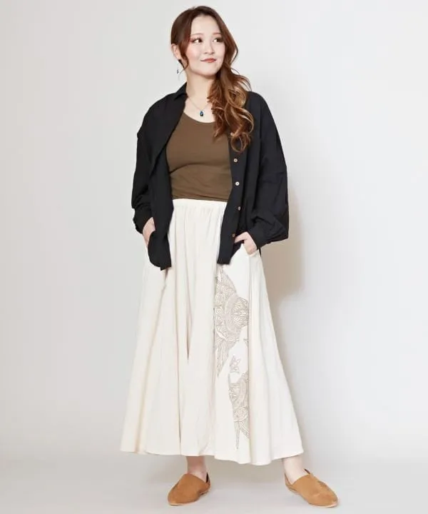 Linen Blend Bohemian Shirt