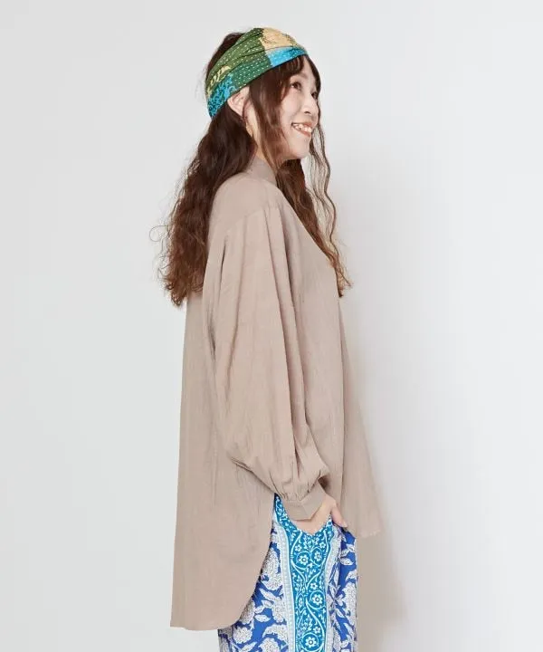 Linen Blend Bohemian Shirt