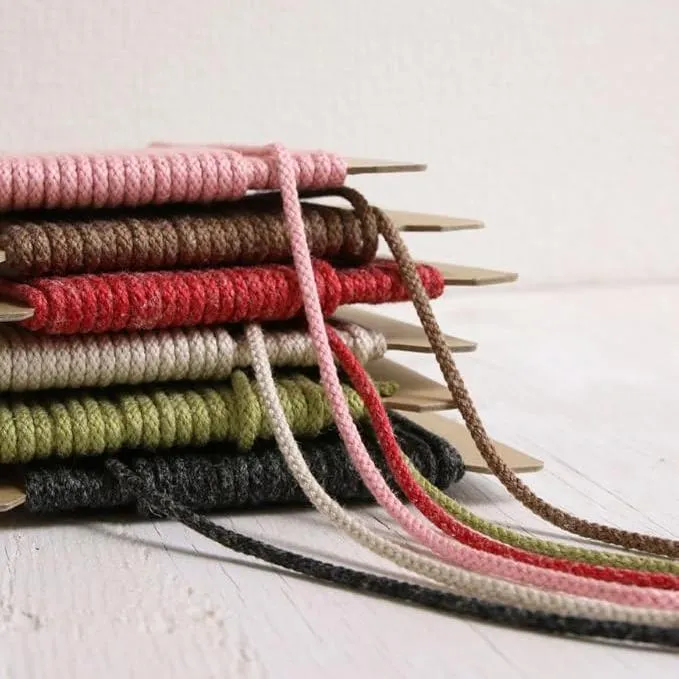 Linen Blend Cord - Pink