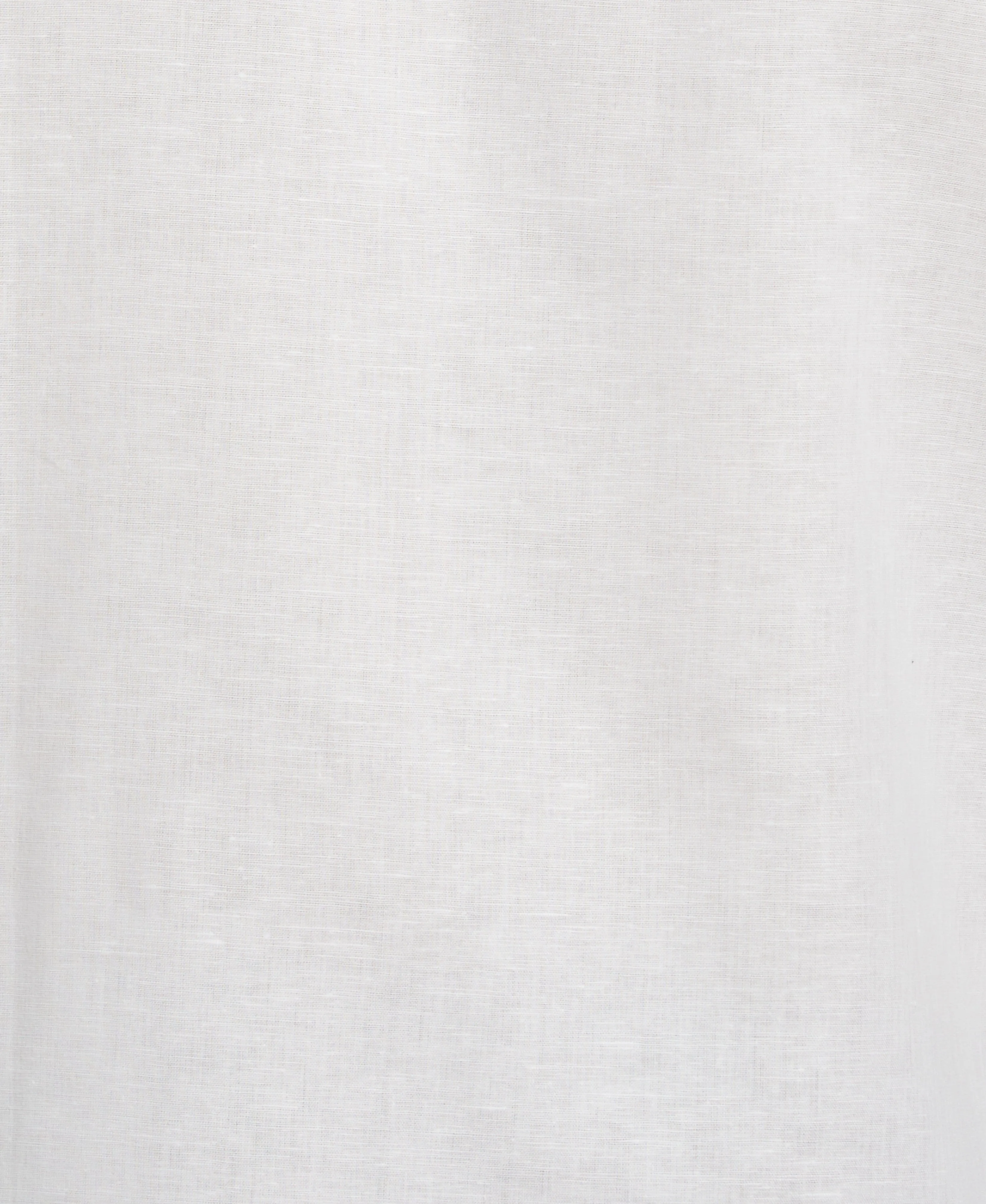 Linen Blend Embroidered Contrast Wave Panel Shirt