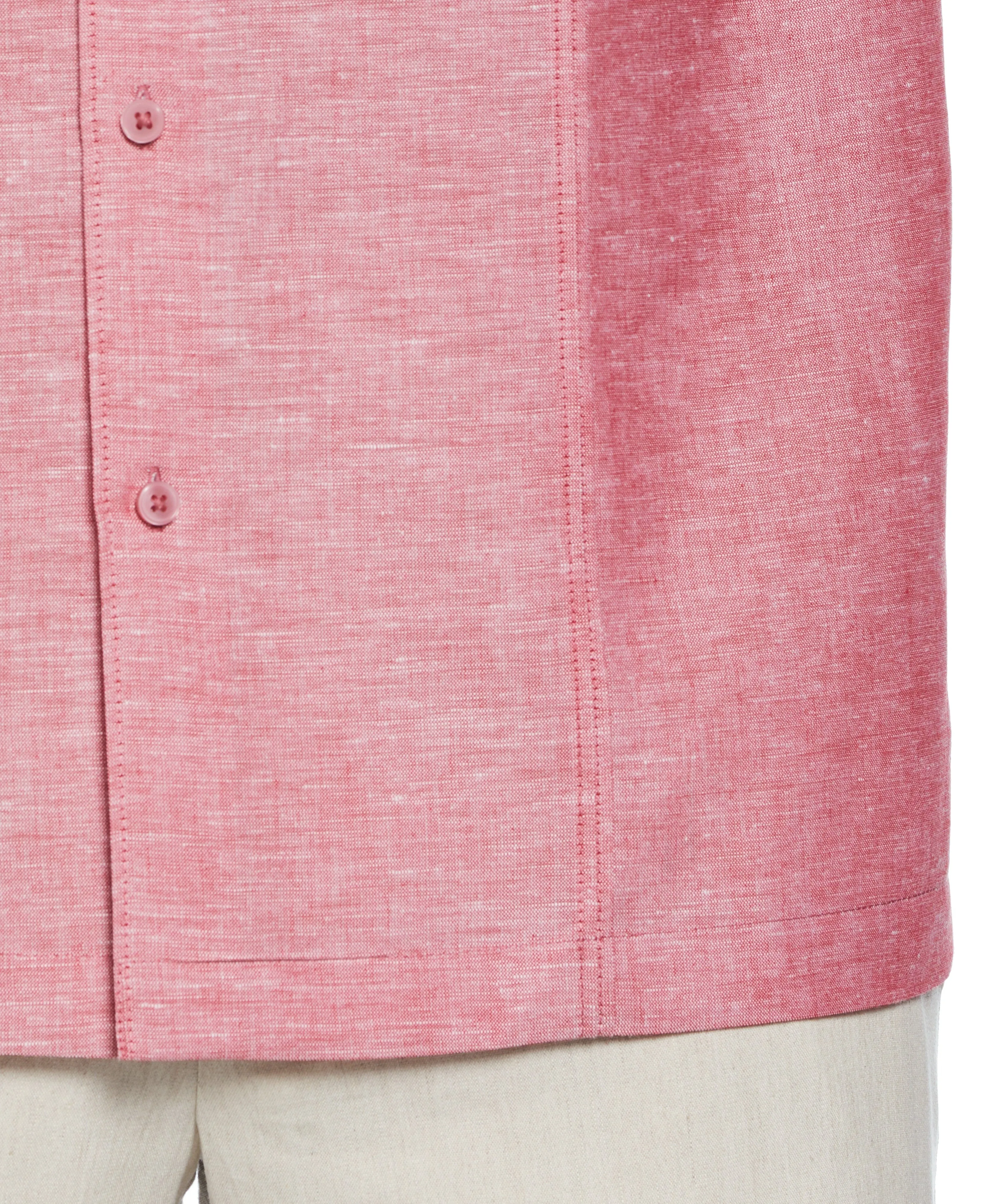 Linen Blend Panel Shirt