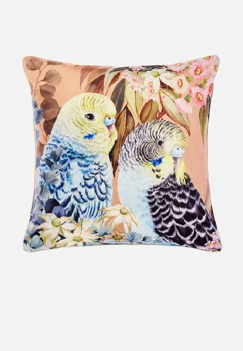 Linen house Multi Budgie Cushion 48X48CM