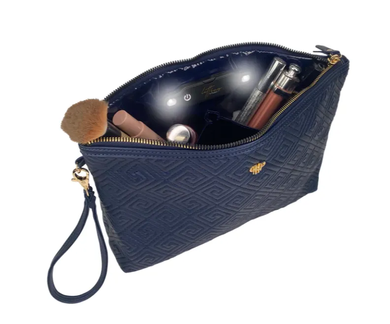 Litt Makeup Case - Greek Navy