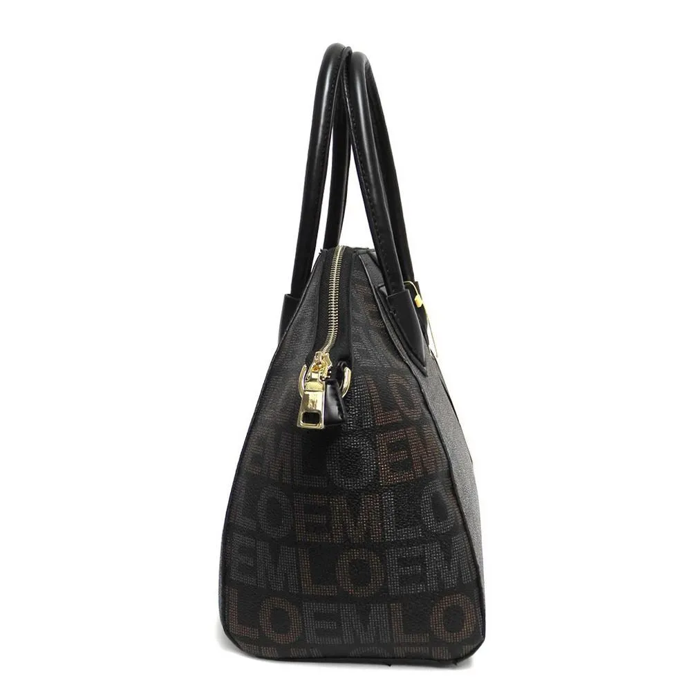 LOEM signature Print shoulder Bag handbag tote Designer Brown golden brand