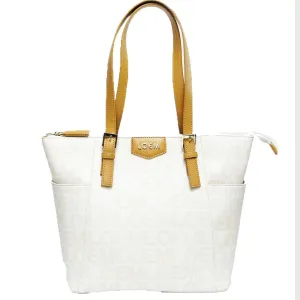 LOEM signature Print signature satchel Bag handbag tote Designer golden metal