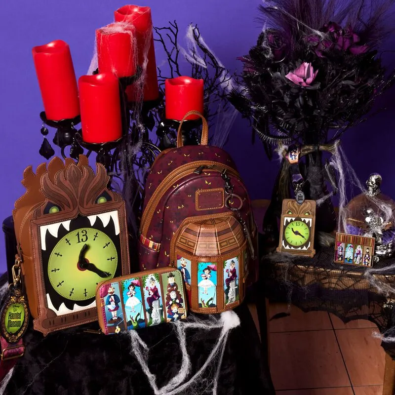 Loungefly Haunted Mansion Clock Crossbody Bag