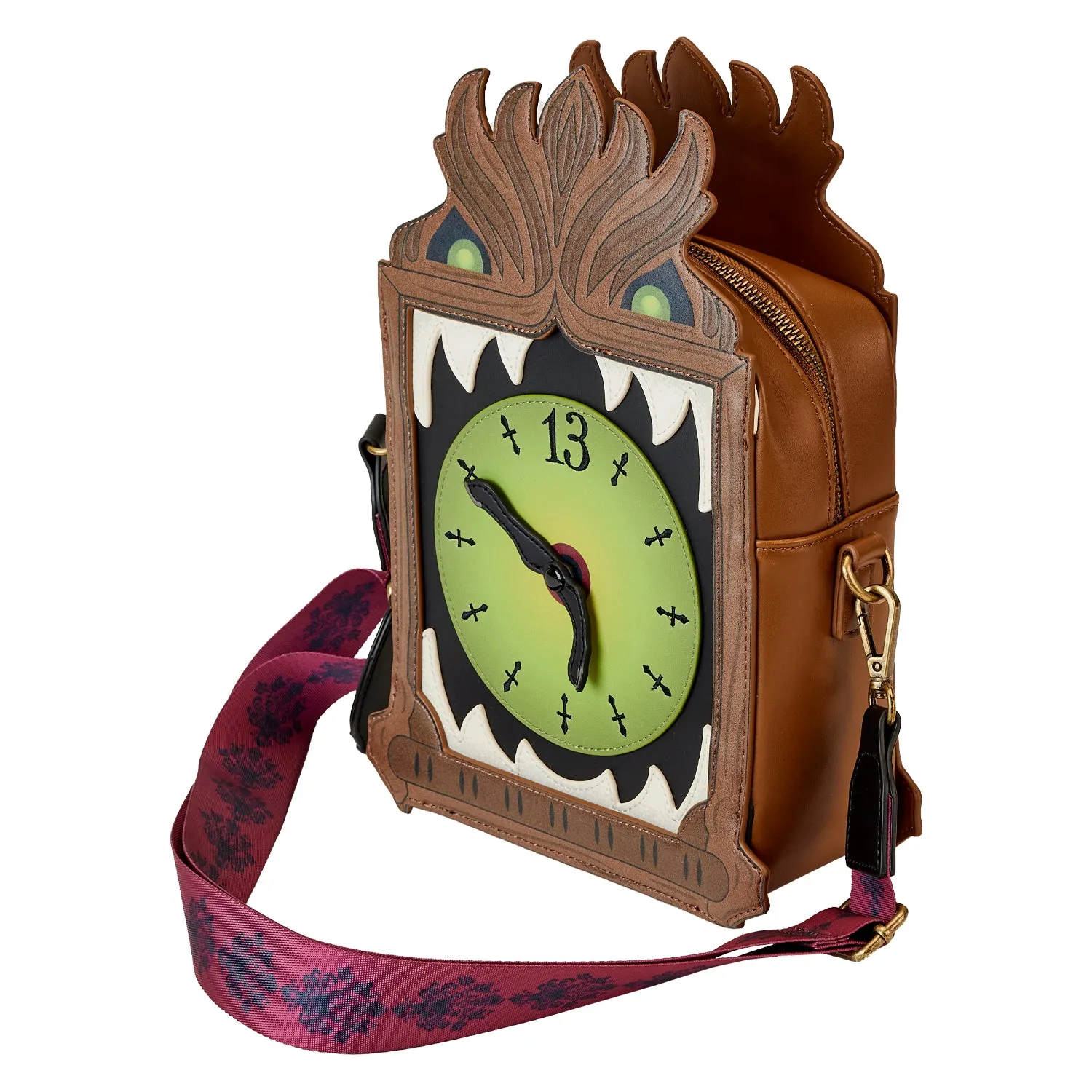 Loungefly Haunted Mansion Clock Crossbody Bag