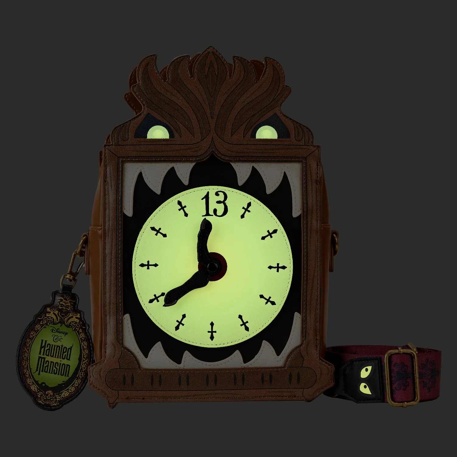 Loungefly Haunted Mansion Clock Crossbody Bag