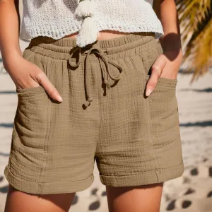 Lucille - Linen And Cotton Shorts