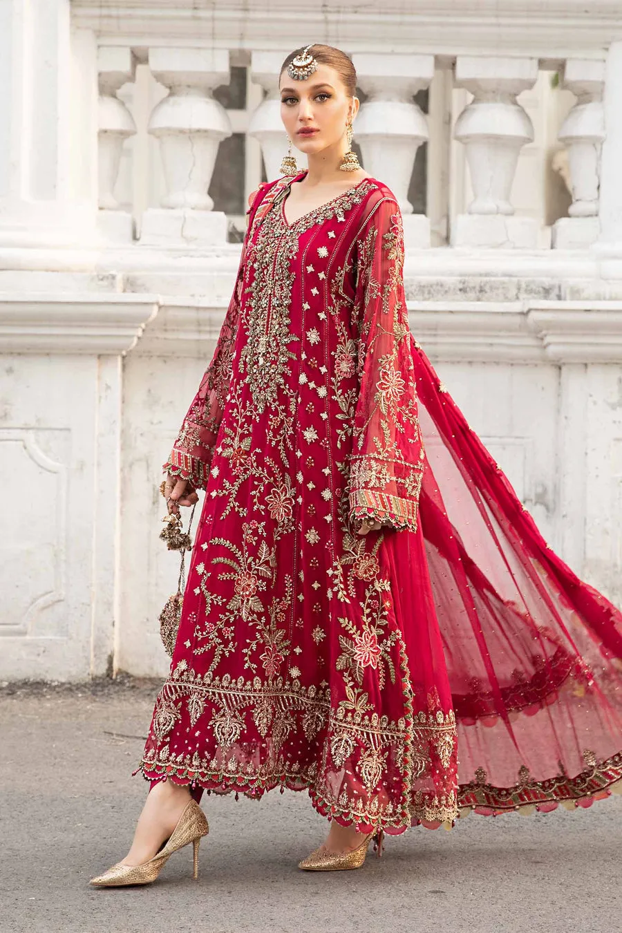 Maria B Mbroidered Chiffon | MPC-24-107
