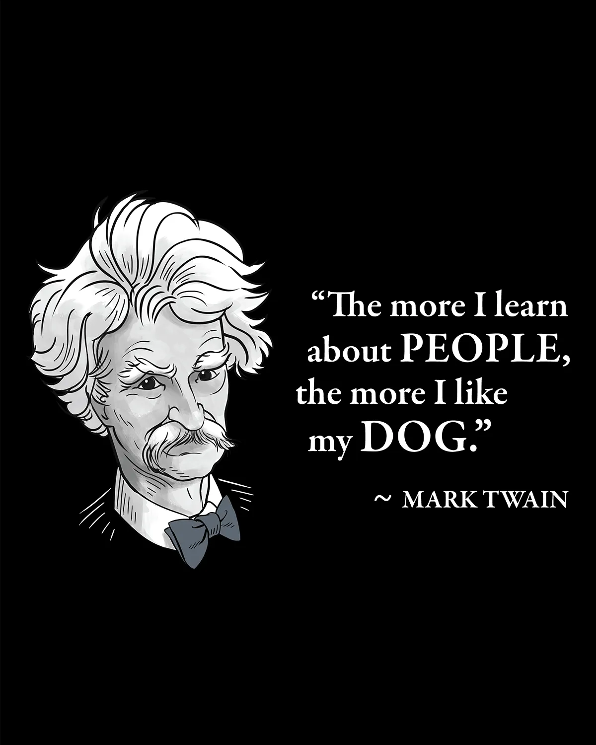 Mark Twain on Dogs - Women's Edition