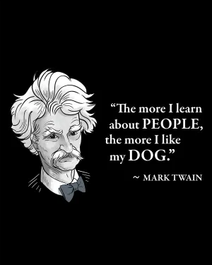 Mark Twain on Dogs - Women's Edition