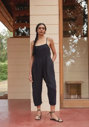 Mira Pantsuit Laundered Black