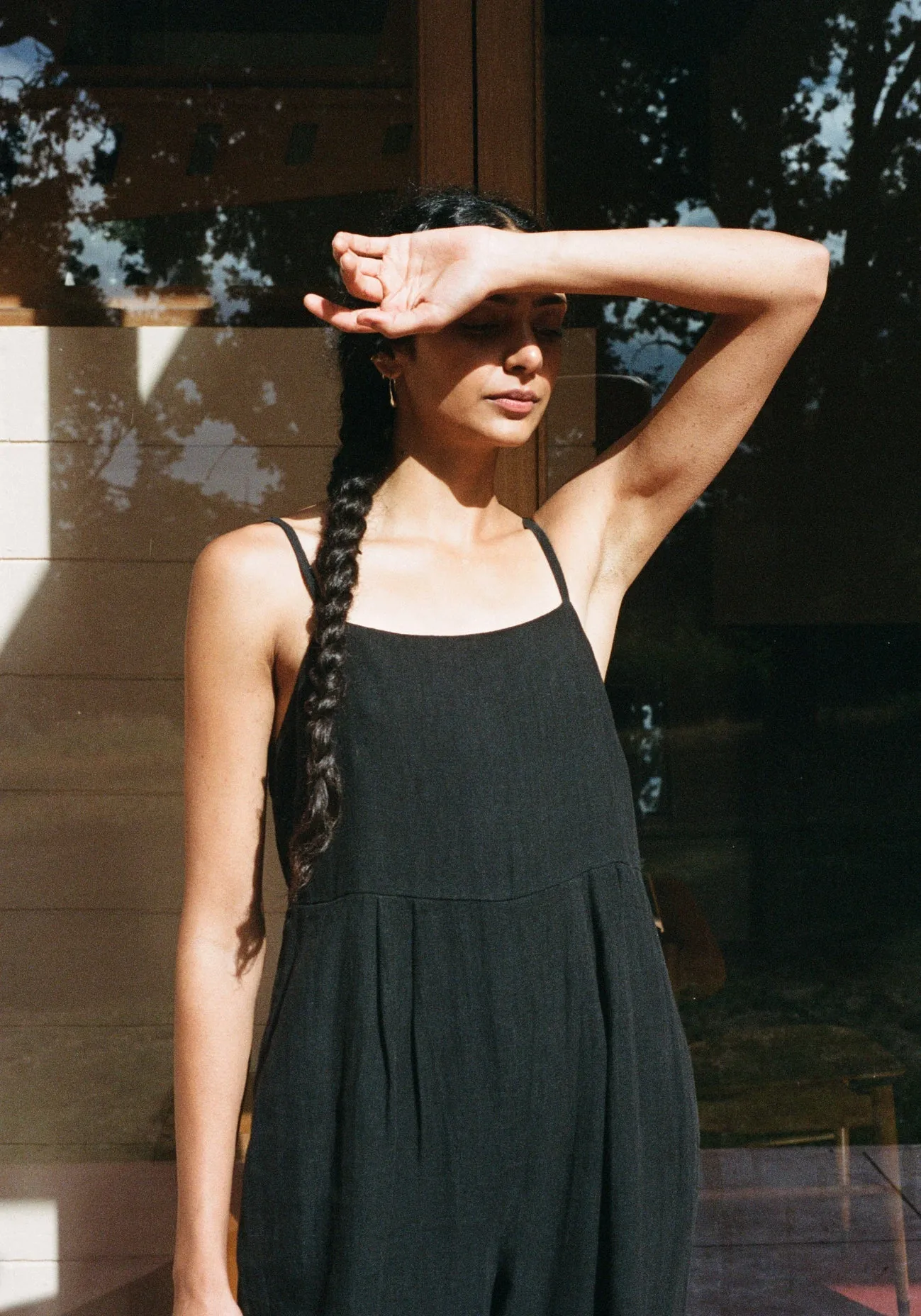 Mira Pantsuit Laundered Black