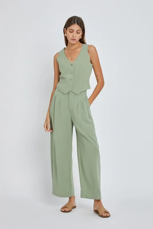 Mojito Afternoon Palazzo Pants
