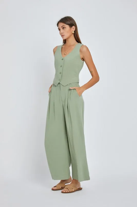 Mojito Afternoon Palazzo Pants