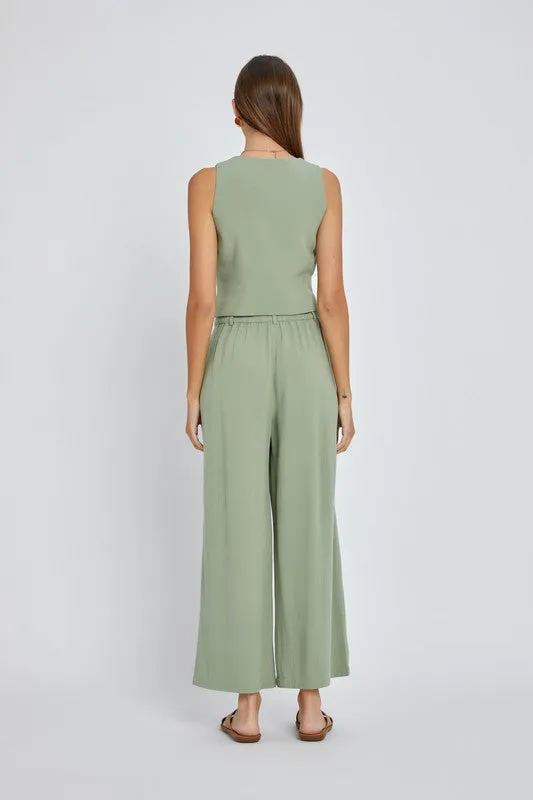 Mojito Afternoon Palazzo Pants