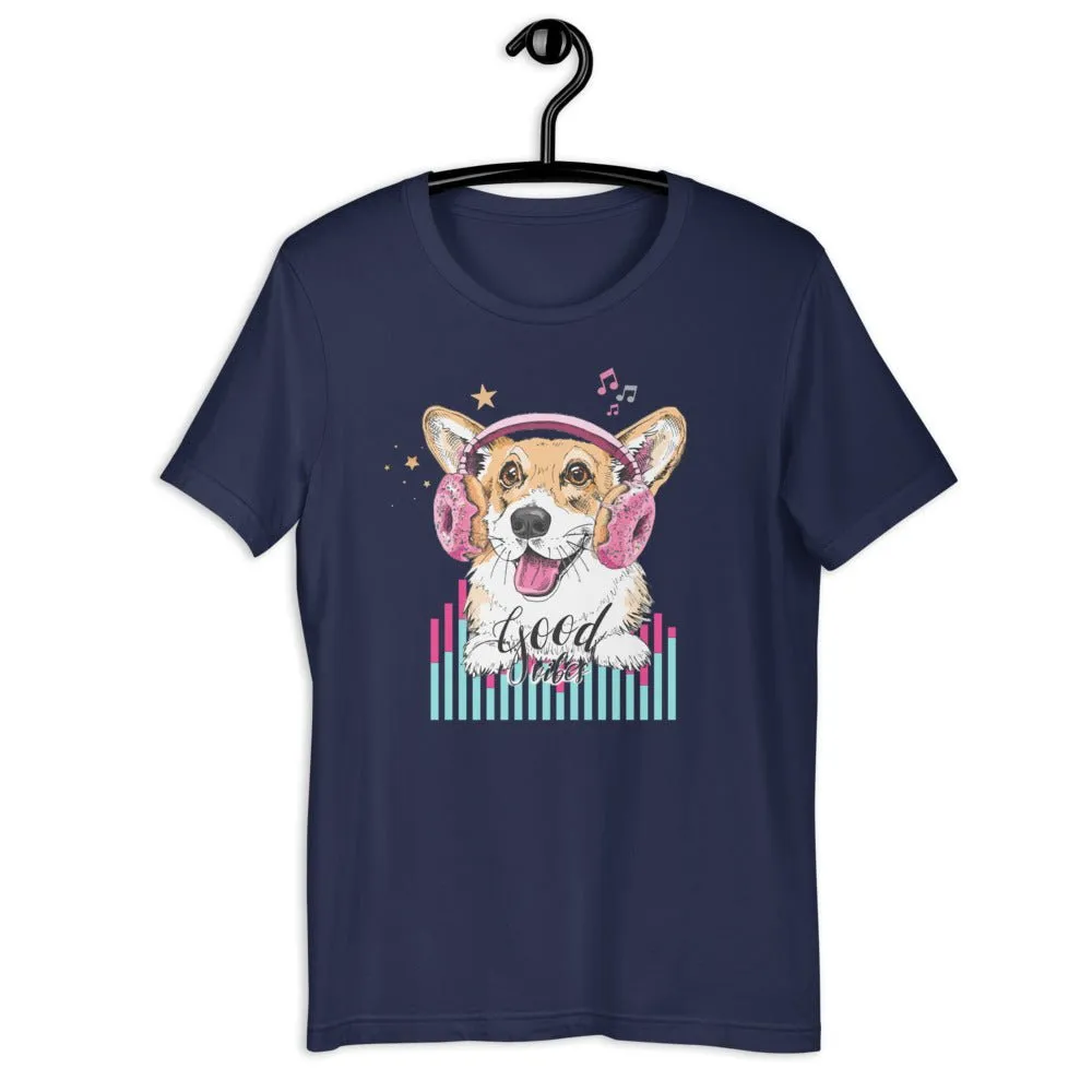 Music Corgi Short-Sleeve Unisex T-Shirt