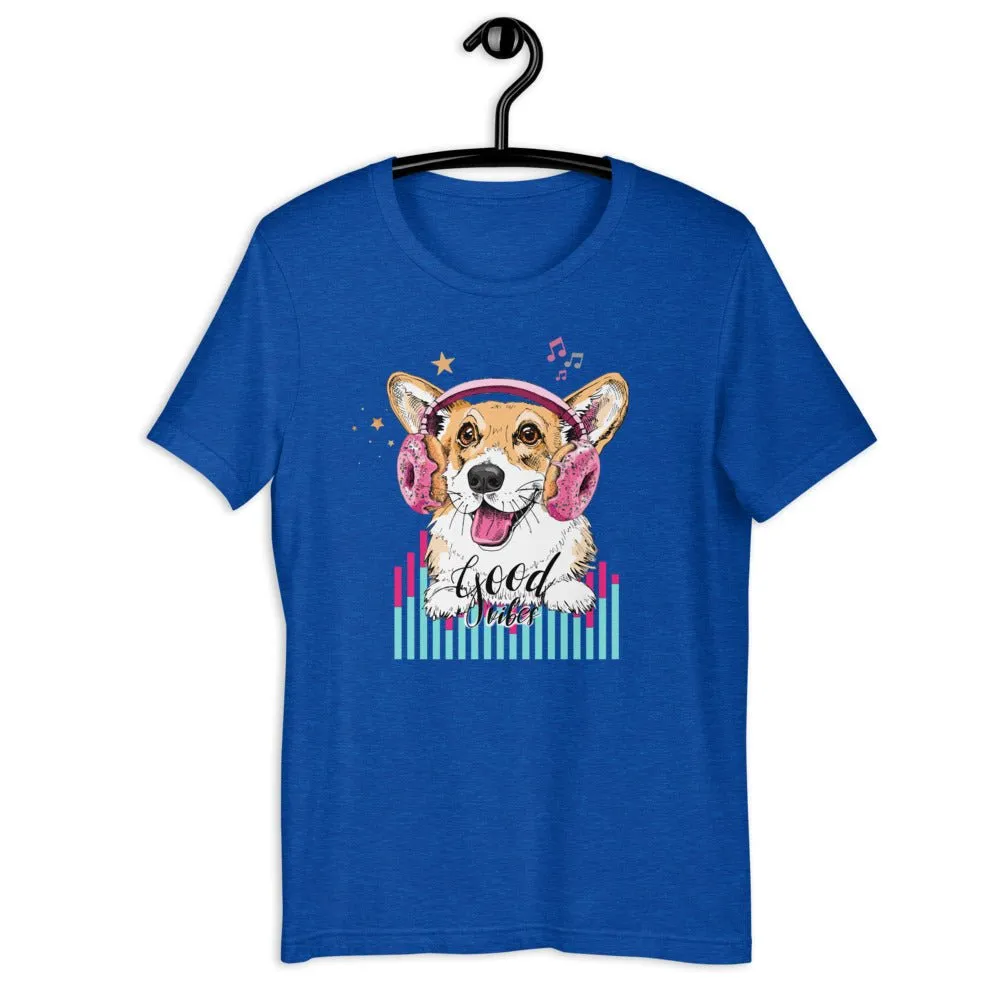 Music Corgi Short-Sleeve Unisex T-Shirt